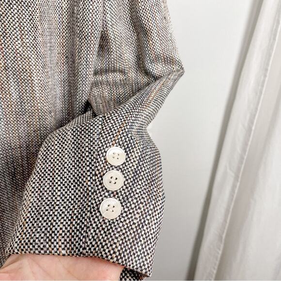 Vintage 70s 80s Royce Ltd New York Tweed Skirt and Double-Breasted Blazer Set 12 - Picture 14 of 16